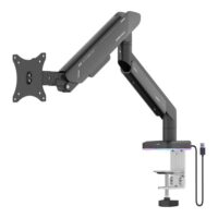 Anda Seat Stealth Pro II A9 RGB Ergonomic Single Monitor Arm Black AD-W-A9X-1S-BB - Image 3