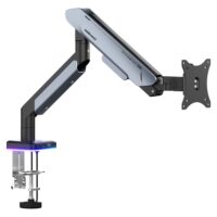 Anda Seat Stealth Pro II A9 RGB Ergonomic Single Monitor Arm Black Titanium AD-W-A9X-1S-BT - Image 5