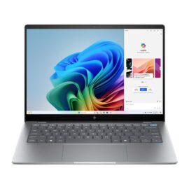 HP OmniBook X 14-FE0013DX Laptop Snapdragon X Elite, 16GB LPDDR5, 1TB SSD 14″ 2.2K IPS Touch, Windows 11
