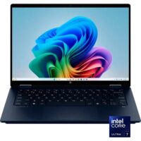 HP OmniBook X Flip 14-FM0023DX Intel Core Ultra 7 256V 16GB 1TB SSD 14" 2K Touchscreen x360 Display Backlit KB Fingerprint Reader Win11 Atmospheric Blue