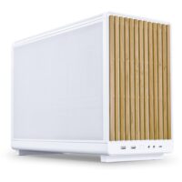 Lian Li A3-MATX Wooden Panel Mini-Tower Case - White