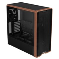 Lian Li LANCOOL 217 Genuine Walnut Wood Computer Case - Black - Image 4