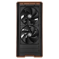 Lian Li LANCOOL 217 Genuine Walnut Wood Computer Case - Black - Image 3