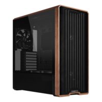 Lian Li LANCOOL 217 Genuine Walnut Wood Computer Case - Black