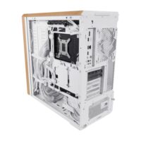 Lian Li LANCOOL 217 Genuine Walnut Wood Computer Case - White - Image 5