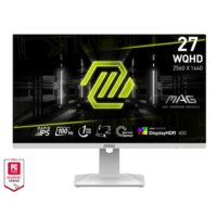 MSI MAG 274QRFW 27" WQHD 1ms (GTG) 180Hz HDMI 2.0b DisplayPort 1.4a 123% sRGB, 95% DCI-P3 FreeSyn Gaming Monitor