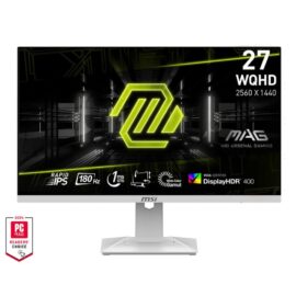 MSI MAG 274QRFW 27" WQHD 1ms (GTG) 180Hz HDMI 2.0b DisplayPort 1.4a 123% sRGB, 95% DCI-P3 FreeSyn Gaming Monitor