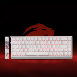 Madlions FGG MAD68 Magnetic Switches RGB Wired Keyboard White