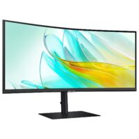 Samsung ViewFinity 34" S65UC LS34C650UAMXUE Ultra-WQHD 100Hz AMD FreeSync HDR10 Curved Monitor with USB-C and Speakers - Image 2