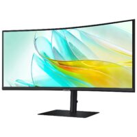 Samsung ViewFinity 34" S65UC LS34C650UAMXUE Ultra-WQHD 100Hz AMD FreeSync HDR10 Curved Monitor with USB-C and Speakers - Image 3