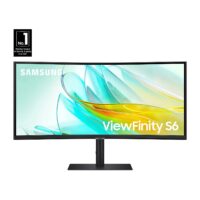 Samsung ViewFinity 34" S65UC LS34C650UAMXUE Ultra-WQHD 100Hz AMD FreeSync HDR10 Curved Monitor with USB-C and Speakers