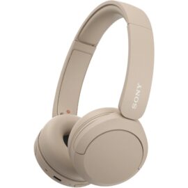 Sony WH-CH520 Wireless On-Ear Headphones with Microphone (Beige)