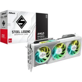 ASRock Steel Legend Radeon RX 9070 XT 16GB GDDR6 PCI Express 5.0 x16 Graphics Card