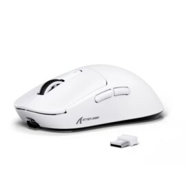 Attack Shark X3 Lightweight Wireless Gaming Mouse PAW3395 Superlight - White