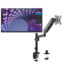 Dell P3223QE 31.5" 4K UHD 60Hz 99% sRGB USB Type-C Hub Monitor (Used) With MXG PMA-12 Single Monitor Pole-Mounted Spring-Assisted Monitor Arm