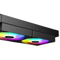 ID-COOLING FX240 LCD 240 mm AIO Liquid CPU Cooler with 1.48″ Full-Color LCD Display - Black - Image 3