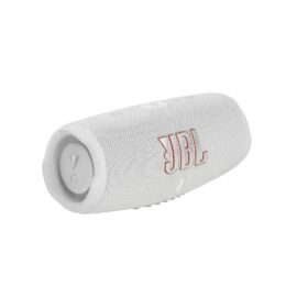 JBL Charge 5 Portable Waterproof Speaker (White)