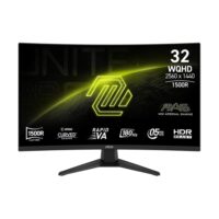 MSI MAG 321CQF E18 31.5" 180 Hz Rapid VA QHD (2560 x 1440) Curved Gaming Monitor