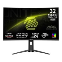 MSI MAG 321CUPDF 32” 4K HDR Curved UHD (3840x2160) Dual Mode (4K 160Hz or FHD 320Hz) Gaming Monitor