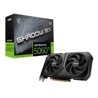 MSI SHADOW GeForce RTX 5060 Ti 8GB 2X OC PLUS GDDR7 PCI Express 5.0 Graphics Card