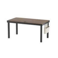 MXG Creatorlift – Ergonomic Height Adjustable Motorized Desk with Drawer, Wireless Charger & Cable Management Tray - Walnut - Image 3