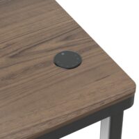 MXG Creatorlift – Ergonomic Height Adjustable Motorized Desk with Drawer, Wireless Charger & Cable Management Tray - Walnut - Image 9