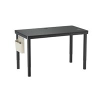 MXG Creatorlift – Ergonomic Height Adjustable Motorized Desk with Drawer, Wireless Charger & Cable Management Tray - Black