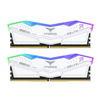 TeamGroup T-Force Delta RGB 16GB (2 x 8GB) 288-Pin PC RAM DDR5 6000 Memory White