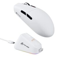 ATTACK SHARK G3PRO Tri-mode Wireless Gaming Mouse with Charge Dock 25000 DPI Ultra Lightweight White