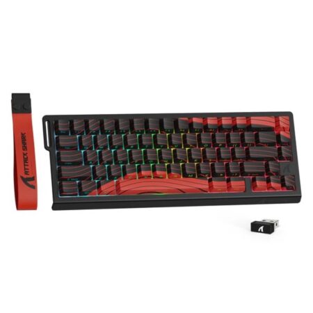 ATTACK SHARK X68PRO HE Wireless Rapid Trigger Keyboard Magnetic Switch - Red