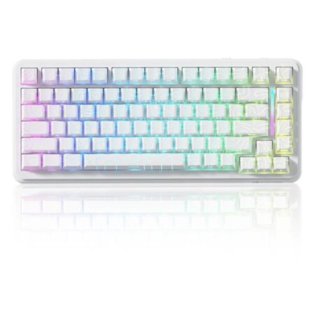 ATTACK SHARK X82PRO HE Wireless Rapid Trigger Gaming Keyboard Magnetic Switch - White Contours