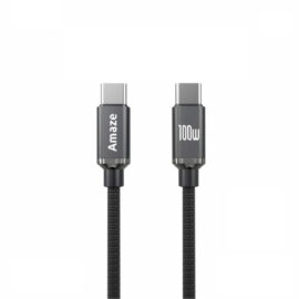 Amaze A42 Ultra Charge Type C to Type C Cable 100w 1m Black