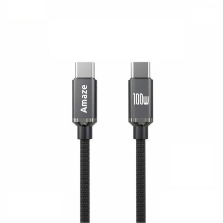 Amaze A42 Ultra Charge Type C to Type C Cable 100w 1m Black