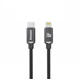 Amaze A44 Ultra Charge Type C to Lightning Cable 20W 1m Black