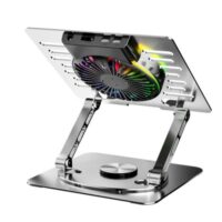 Amaze A525 RGB Laptop Aluminum Rotatable Cooling Stand - Image 3