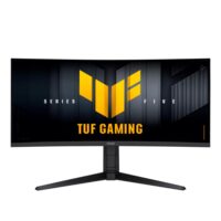 Asus TUF Gaming Series 5 VG34WQML5A Gaming Monitor 34-inch WQHD Fast VA panel Curved Design 250Hz(OC) 0.5ms AMD FreeSync™ Premium Extreme Low Motion Blur VESA DisplayHDR™ 400 95% DCI-P3 Display Widget Center Gaming AI