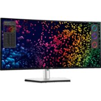 Dell UltraSharp 40" U4025QW 5K WUHD 120Hz Curved Thunderbolt Hub Monitor with Height-Adjustable Stand, and Built-In Ambient Light Sensor - Image 2