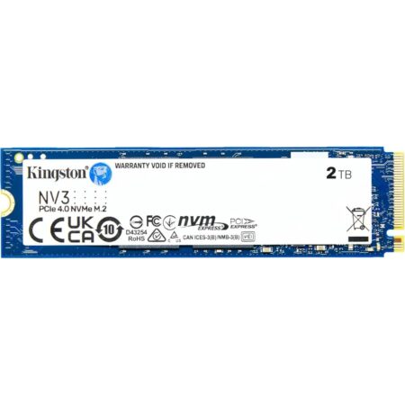 Kingston NV3 2TB M.2 2280 PCIe 4.0 NVMe SSD SNV3S/2000G, 6000MB/s