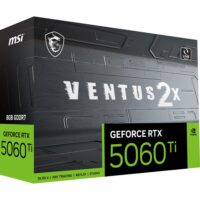 MSI VENTUS  GeForce RTX 5060 Ti 8G 2X OC PLUS GDDR7 PCIe 5.0 x16 Graphics Card