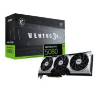 MSI GeForce RTX 5080 VENTUS 3X OC PLUS OC 16GB GDDR7 PCIe 5.0 x16 Graphics Card
