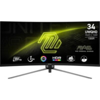 MSI MAG 345CQR 34" UWQHD (3440x1440) HDR 180Hz 1ms (MPRT) VA Curve 1000R Gaming Monitor