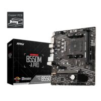 MSI PRO B550M-A PRO AM4 AMD B550 Micro ATX AMD Motherboard