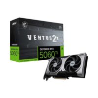 MSI VENTUS GeForce RTX 5060 Ti 16GB 2X OC PLUS GDDR7 PCIe 5.0 x16 Graphics Card