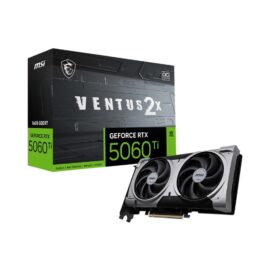 MSI VENTUS GeForce RTX 5060 Ti 16GB 2X OC PLUS GDDR7 PCIe 5.0 x16 Graphics Card