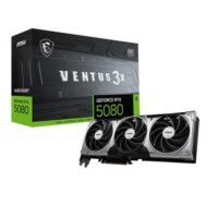 MSI VENTUS GeForce RTX 5080 3X OC 16GB GDDR7 PCIe 5.0 x16 Graphics Card
