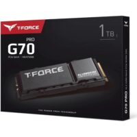 TeamGroup T-FORCE G70 PRO (Aluminum) M.2 2280 1TB PCIe 4.0 x4 with NVMe 1.4 TLC Internal Solid State Drive (SSD)