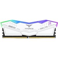 TeamGroup T-Force Delta RGB 32GB (2 x 16GB) 288-Pin PC RAM DDR5 6400 CL40 (PC5 51200) Desktop Memory White - Image 2