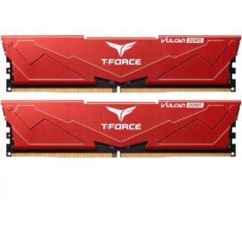TeamGroup T-Force Vulcan 32GB (2 x 16GB) 288-Pin PC RAM DDR5 6000  CL38 (PC5 48000) Desktop Memory Red