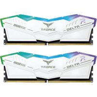 TeamGroup T-Force Delta 16GB (2 x 8GB) DDR5 5200 CL40 (PC5 41600) Desktop Memory White