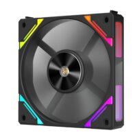 1st Player XF7 ARGB 120mm Single Case Fan - Black - Image 2
